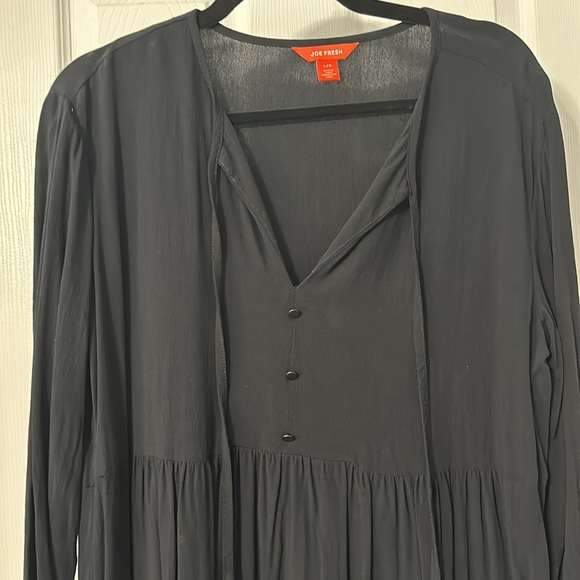 Long sleeve babydoll dress - Picture 3 of 6